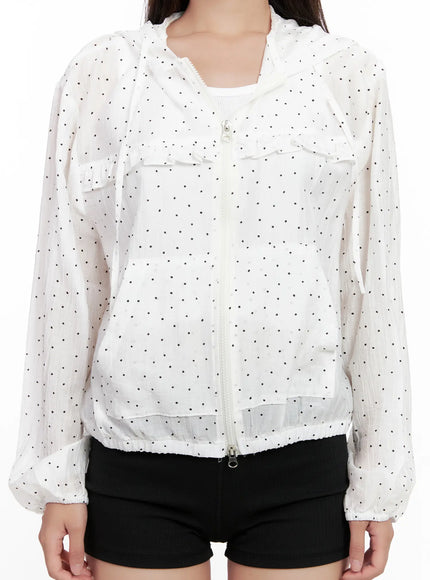 polka-dot-ruffle-windbreaker-cl521