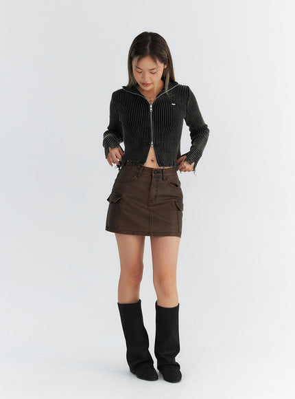 faux-leather-cargo-mini-skirt-co310