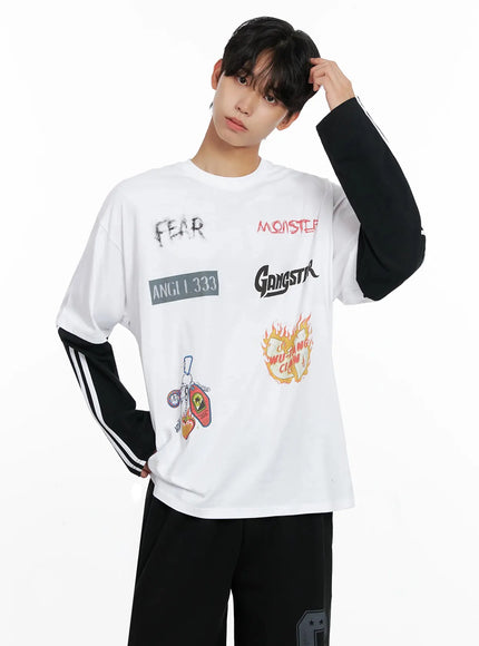 mens-graphic-layered-long-sleeve-top-io517