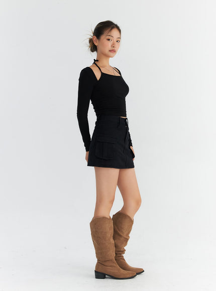 cargo-pocket-mini-skirt-co313