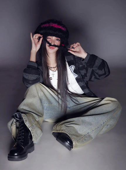 star-patch-striped-zip-up-is525