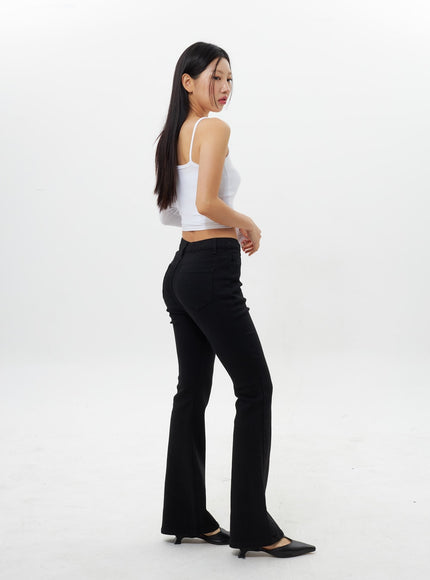 Slim Fit Bootcut Pants IY311