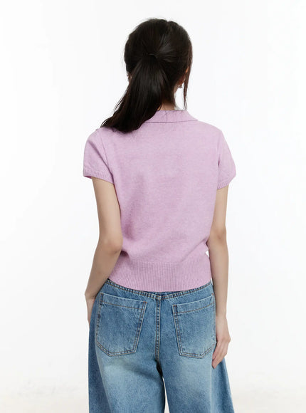 puff-sleeve-collared-short-sleeve-top-cm505