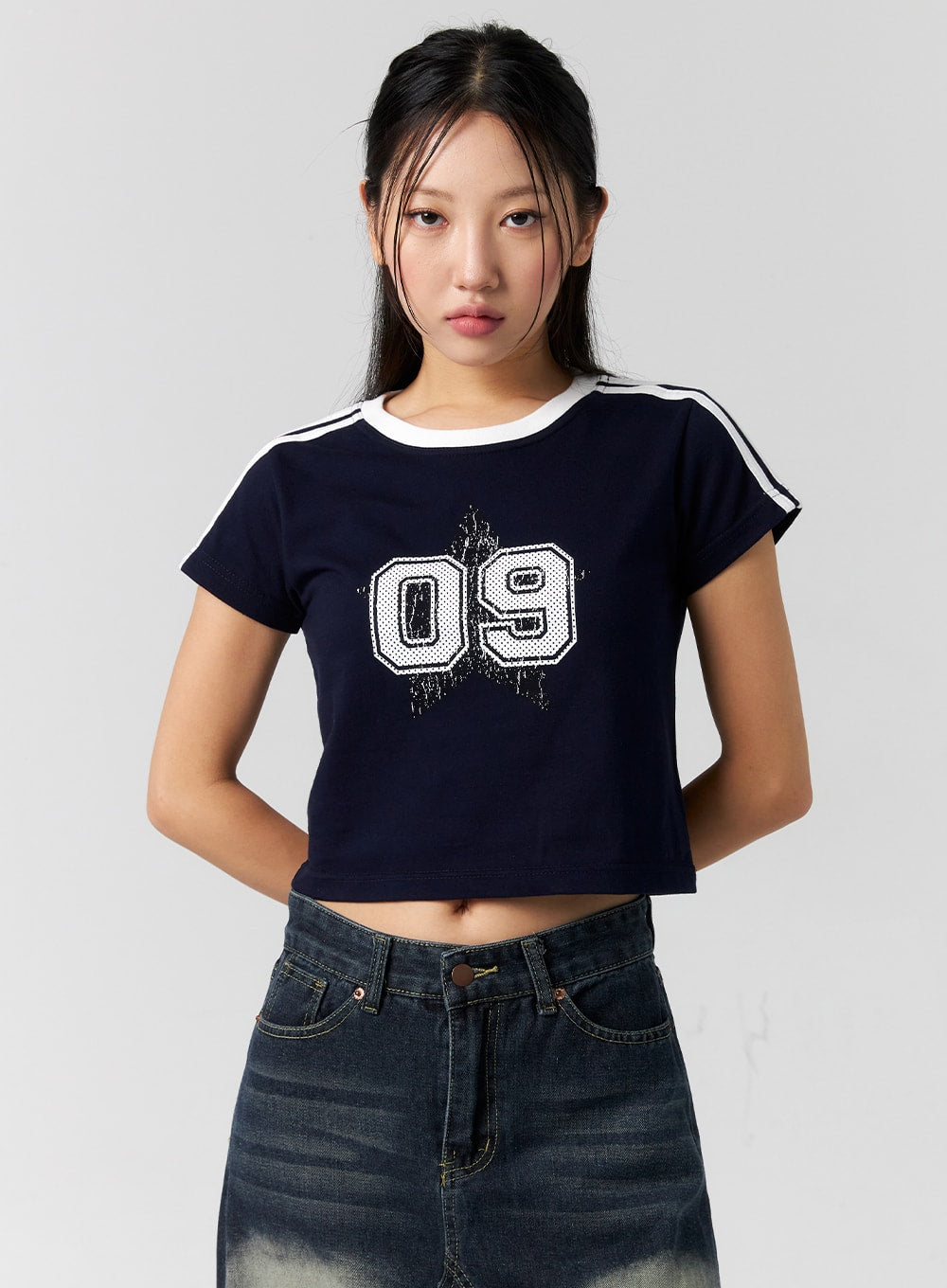 H&m t shirt fille hot sale