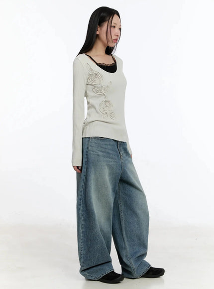 two-way-flower-ribbed-top-im509