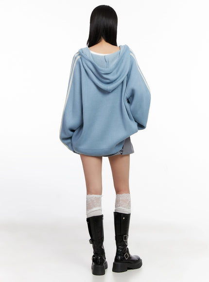 striped-sleeve-casual-hoodie-is515