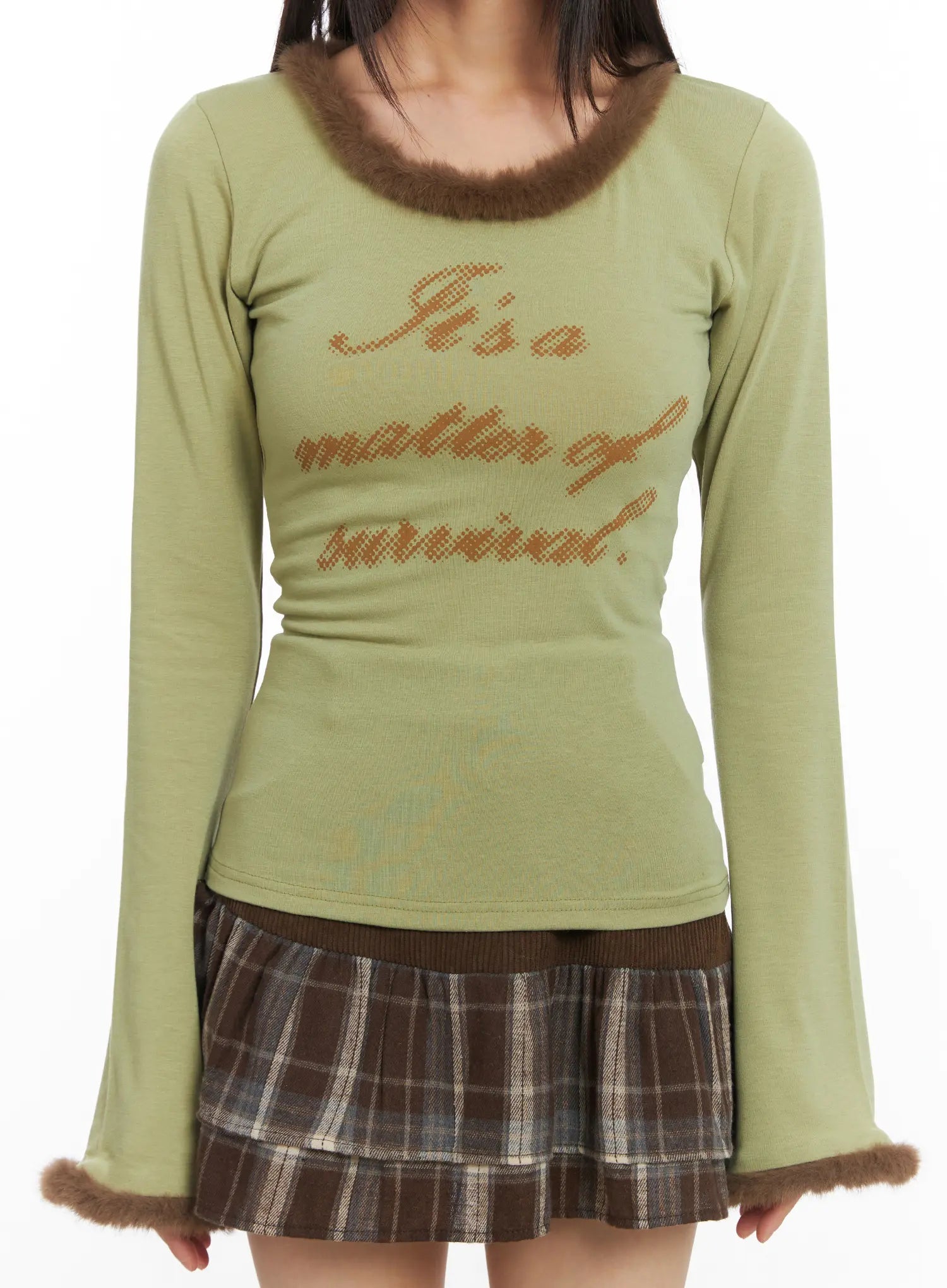 faux-fur-trim-fleece-long-sleeve-top-cd518