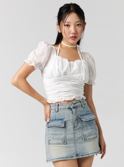 pocket-denim-mini-skirt-cg303