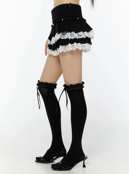 lace-trim-tiered-mini-skirt-iu518
