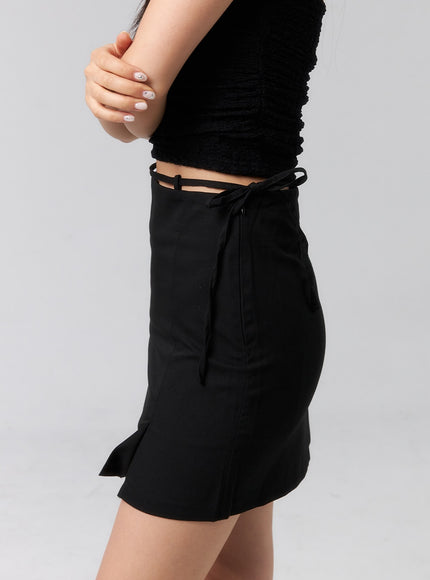 waist-strap-mini-skirt-cl319