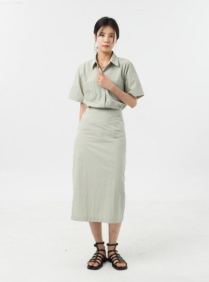 nylon-midi-skirt-ou309