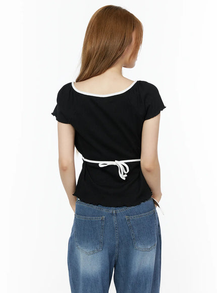 v-neck-ribbon-short-sleeve-top-iu515