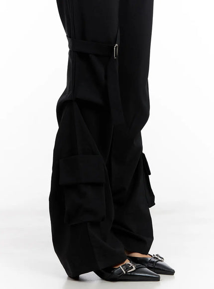 utility-buckle-flare-pants-cl518