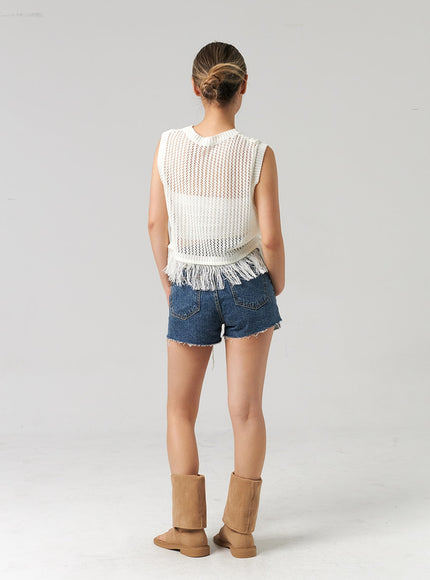 mesh-fringe-vest-cl305