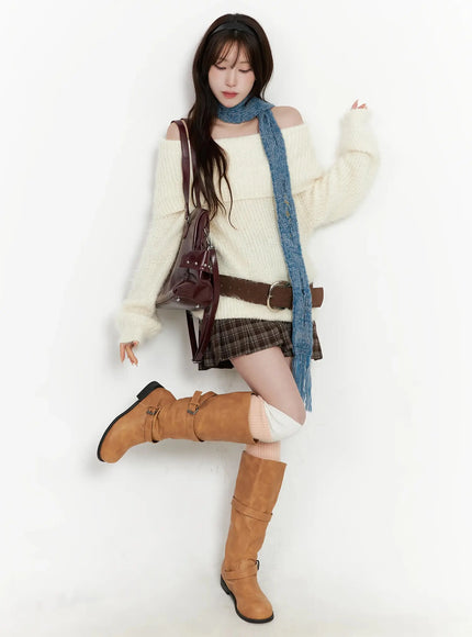 trendy-plaid-pleated-skort-in514