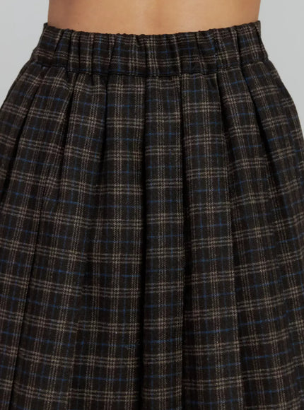 plaid-pleated-midi-skirt-ij502