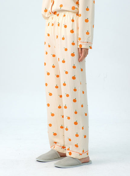 apricot-pattern-pajama-set-ig313