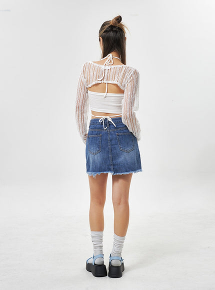 ripped-hem-denim-mini-skirt-cu301