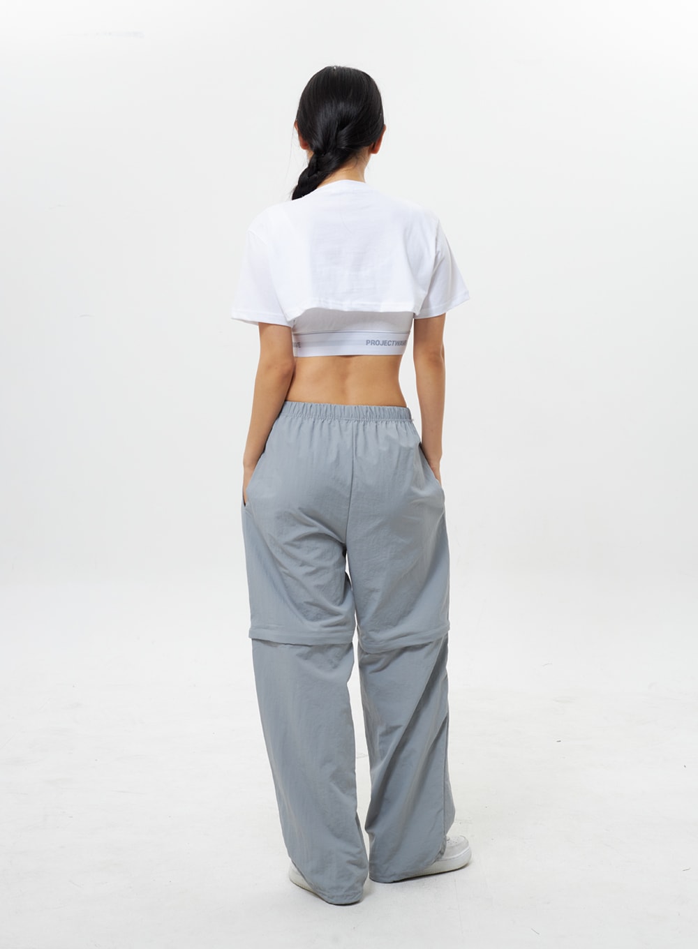 Color Wide Track Pants IY312