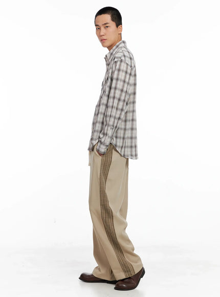 mens-side-plaid-drawstring-pants-ig529