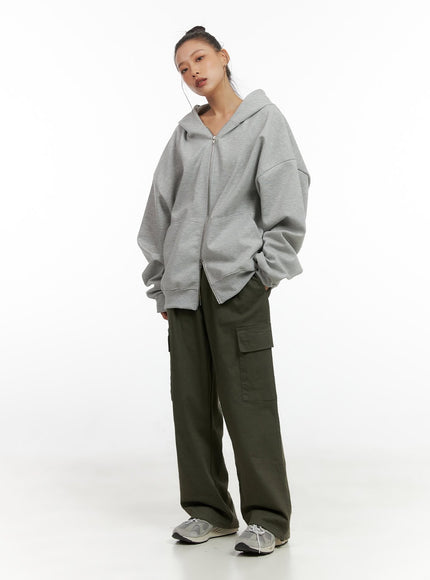 Wide Leg Cargo Pants CO414