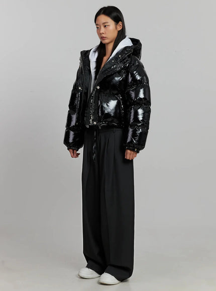 glossy-hooded-puffer-jacket-ij502