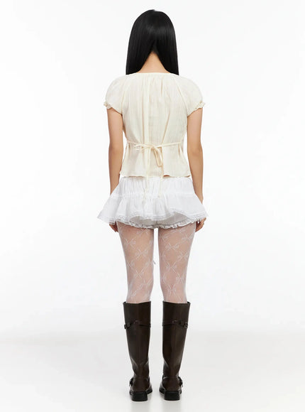 vintage-puff-sleeve-lace-trim-blouse-ia507