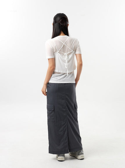 nylon-cargo-maxi-skirt-cu308