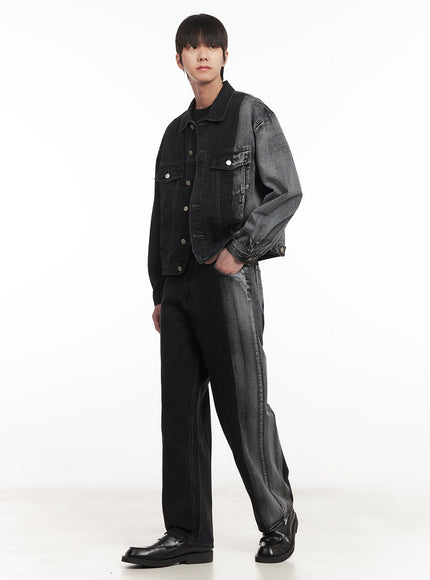 mens-buttoned-washed-denim-jacket-black-im519