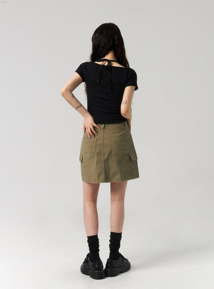 cargo-mini-skirt-cl312