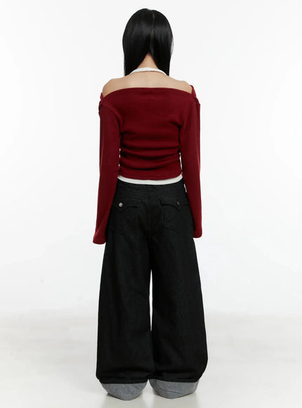 halter-layered-off-shoulder-top-id525