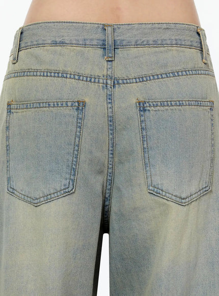 Naia Washed Baggy Jeans IU524