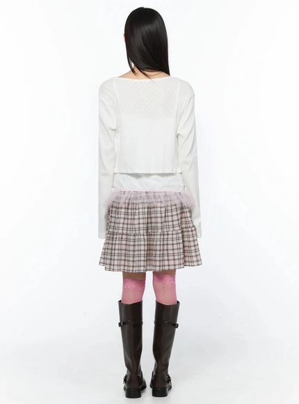 round-neck-eyelet-cropped-cardigan-iy526