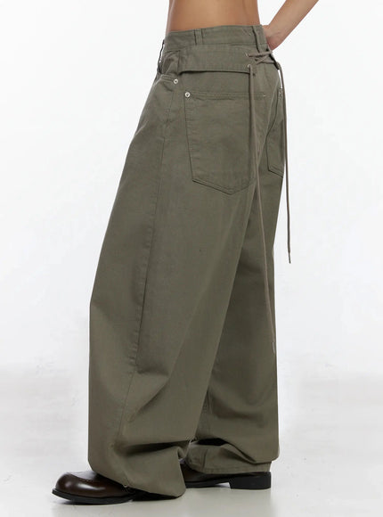 back-corset-belt-wide-leg-cotton-pants-ia527