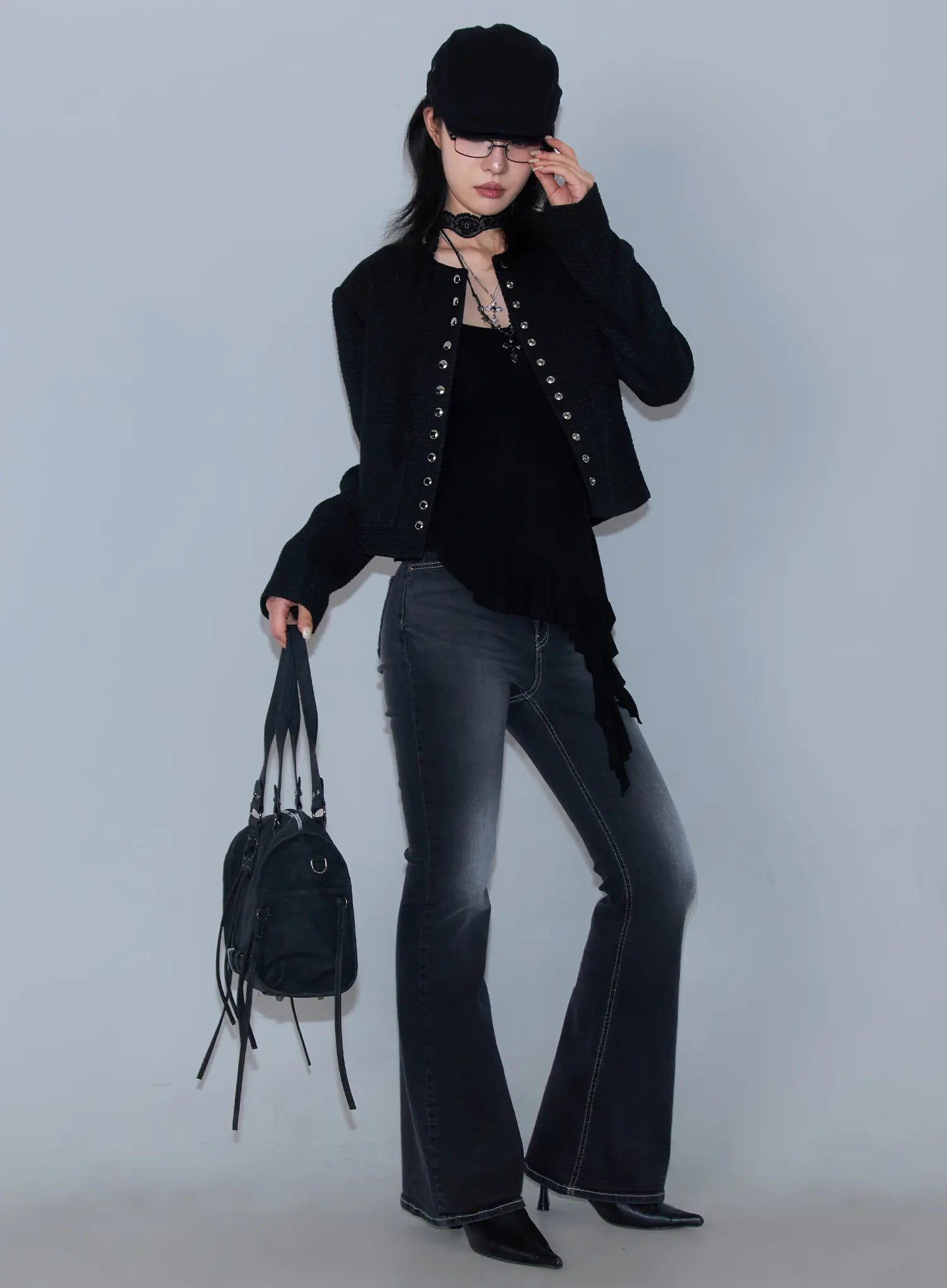 tweed-snap-button-jacket-cd1202