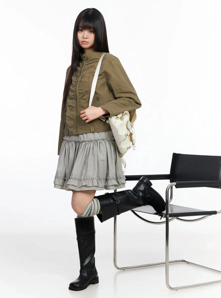 tiered-plaid-frill-midi-skirt-ia523