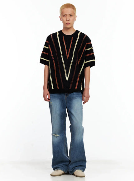 mens-textured-contrast-knitted-tee-il511