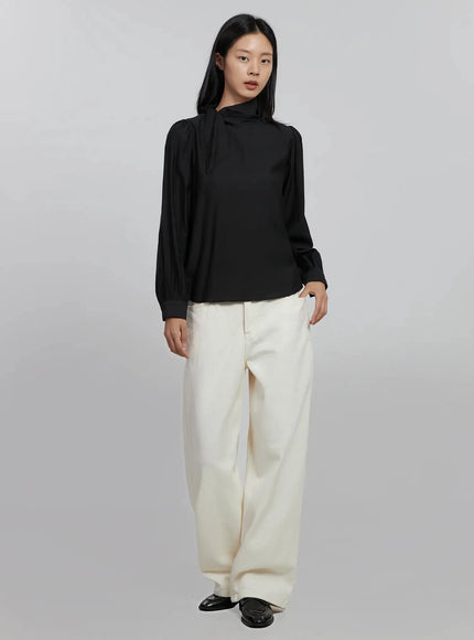 high-neck-tie-blouse-id504