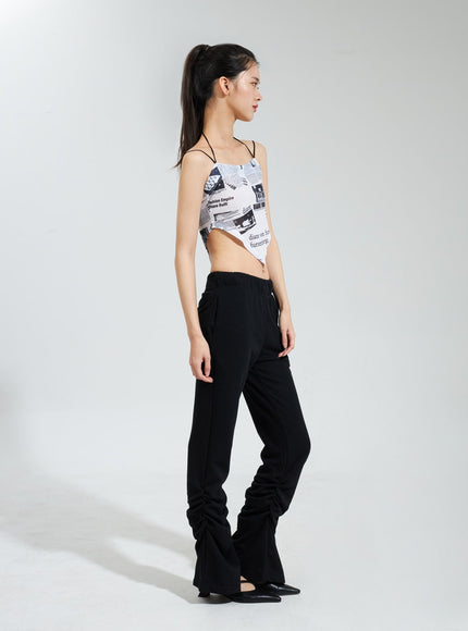 ruched-bootcut-track-pants-iy322