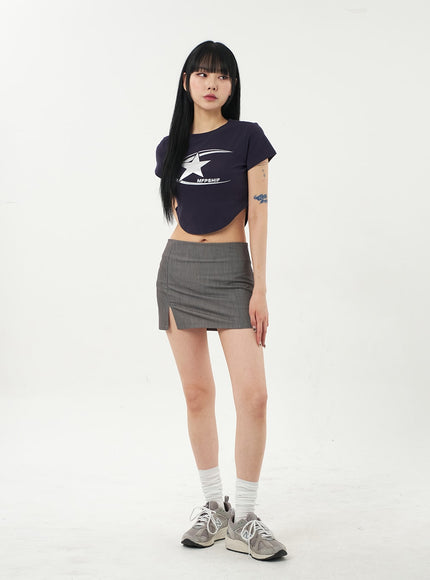 Star Cropped Tee CA327