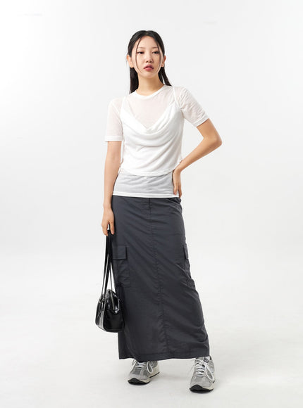 nylon-cargo-maxi-skirt-cu308