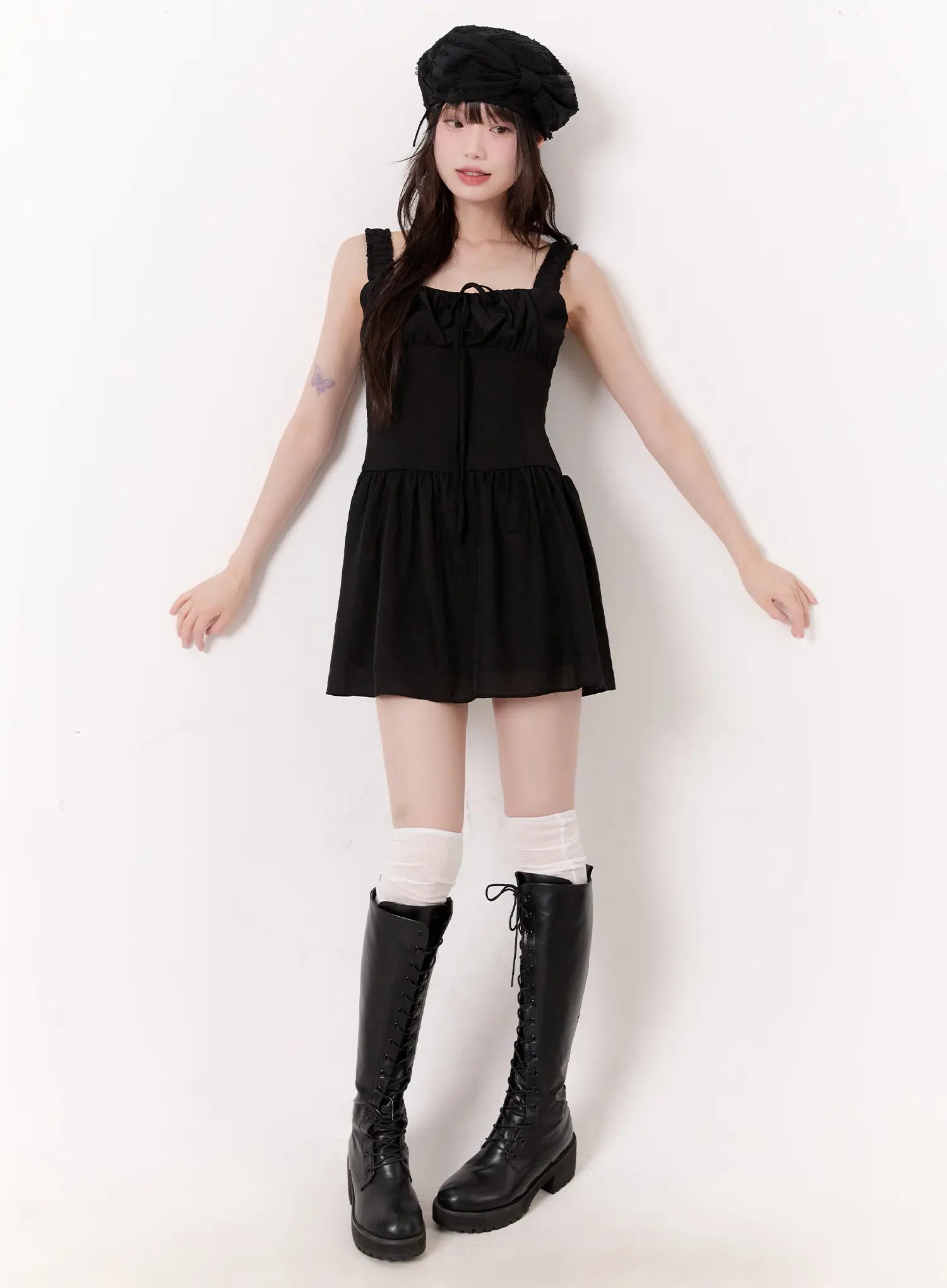 casual-babydoll-mini-dress-cl507