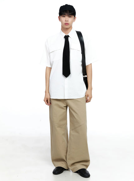 mens-casual-crinkle-texture-shirt-ig520