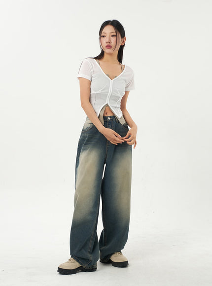 Mid-Rise Baggy Jeans CA325