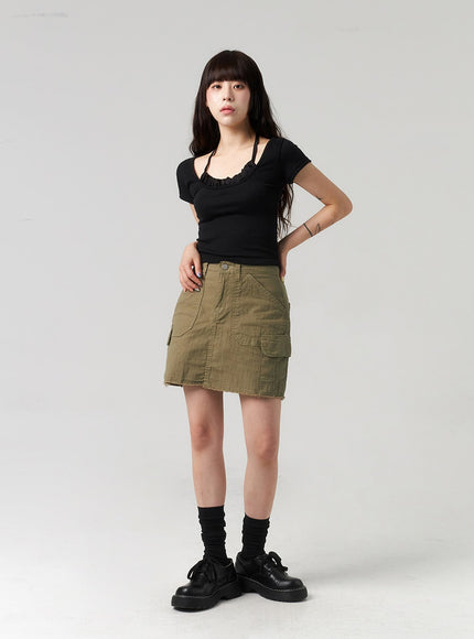 cargo-mini-skirt-cl312