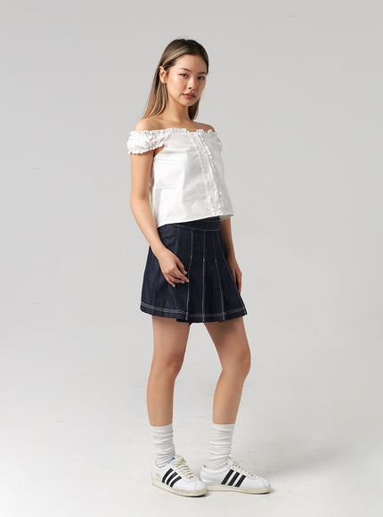 wrapped-pleated-mini-skirt-cl306