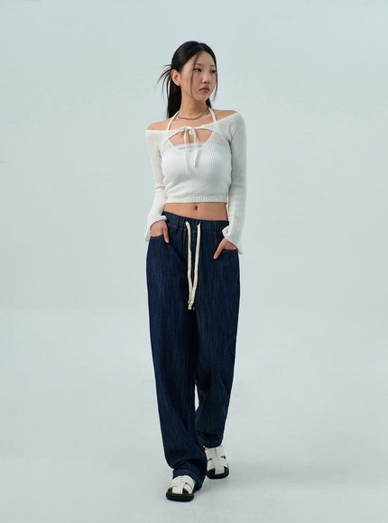 drawstring-jeans-cy330