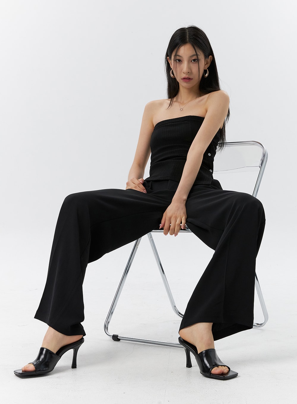 Goven Mid-Rise Tailored Pants