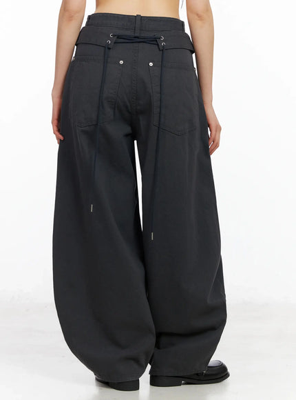 corset-lace-up-detail-pants-ia523