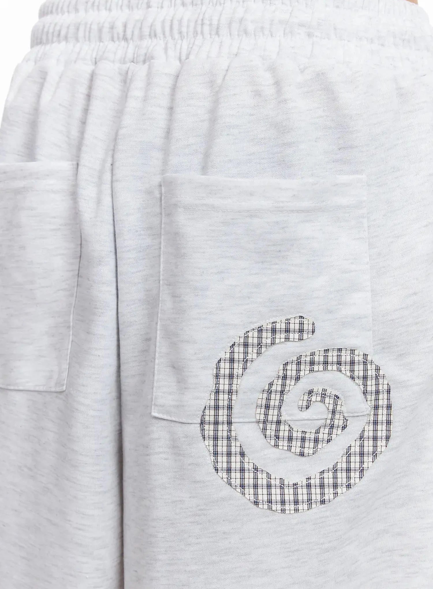 plaid-spiral-detail-sweatpants-ia523